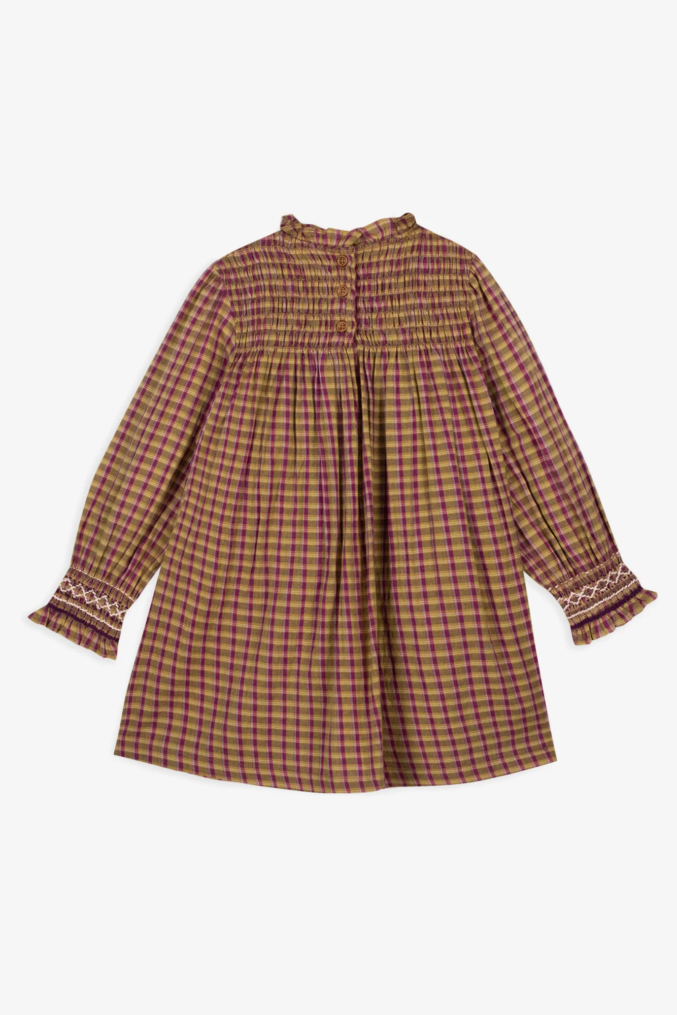 Robe - Poire Carreaux Coton - Image 6