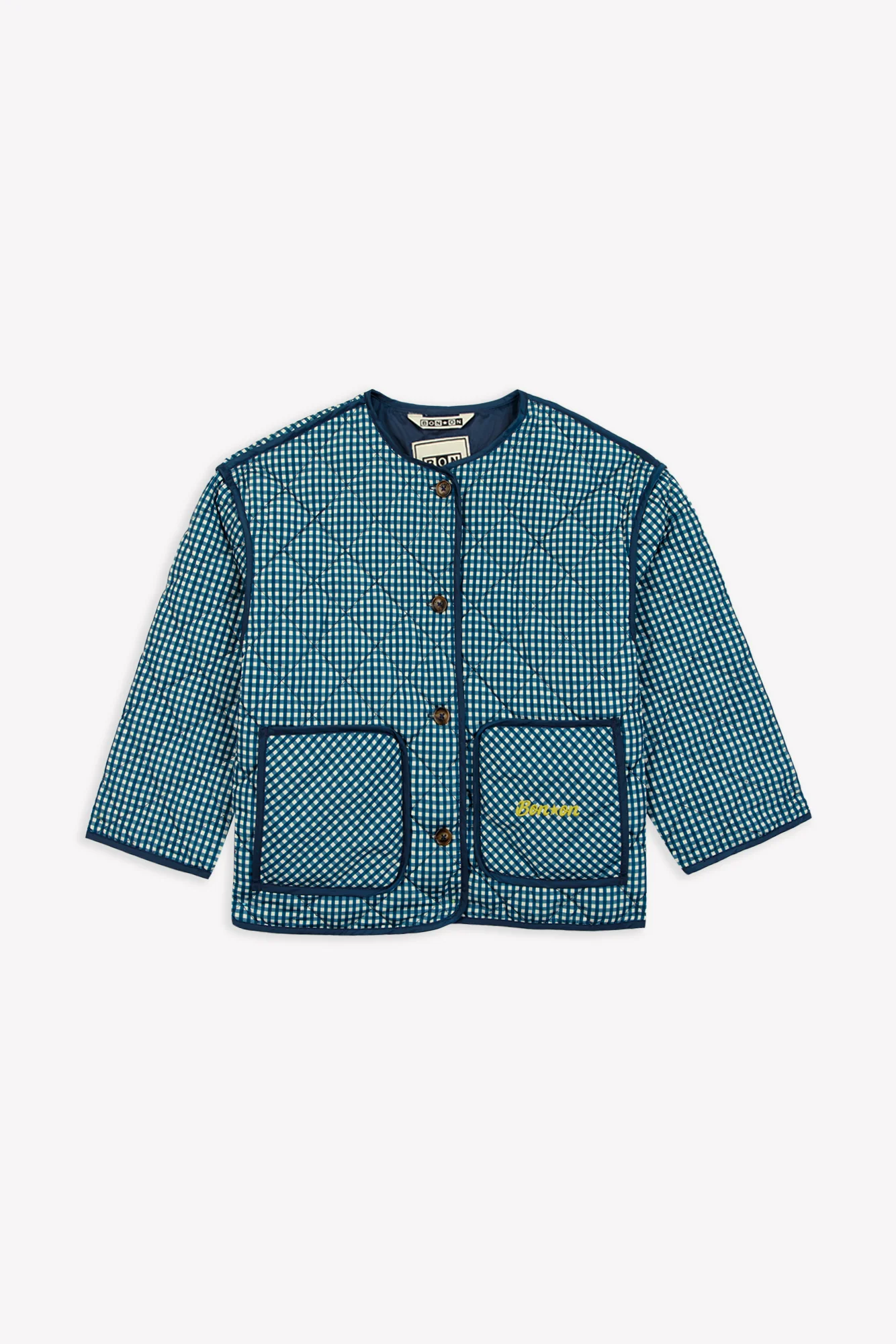 Veste - Pruneau Vichy Bleu