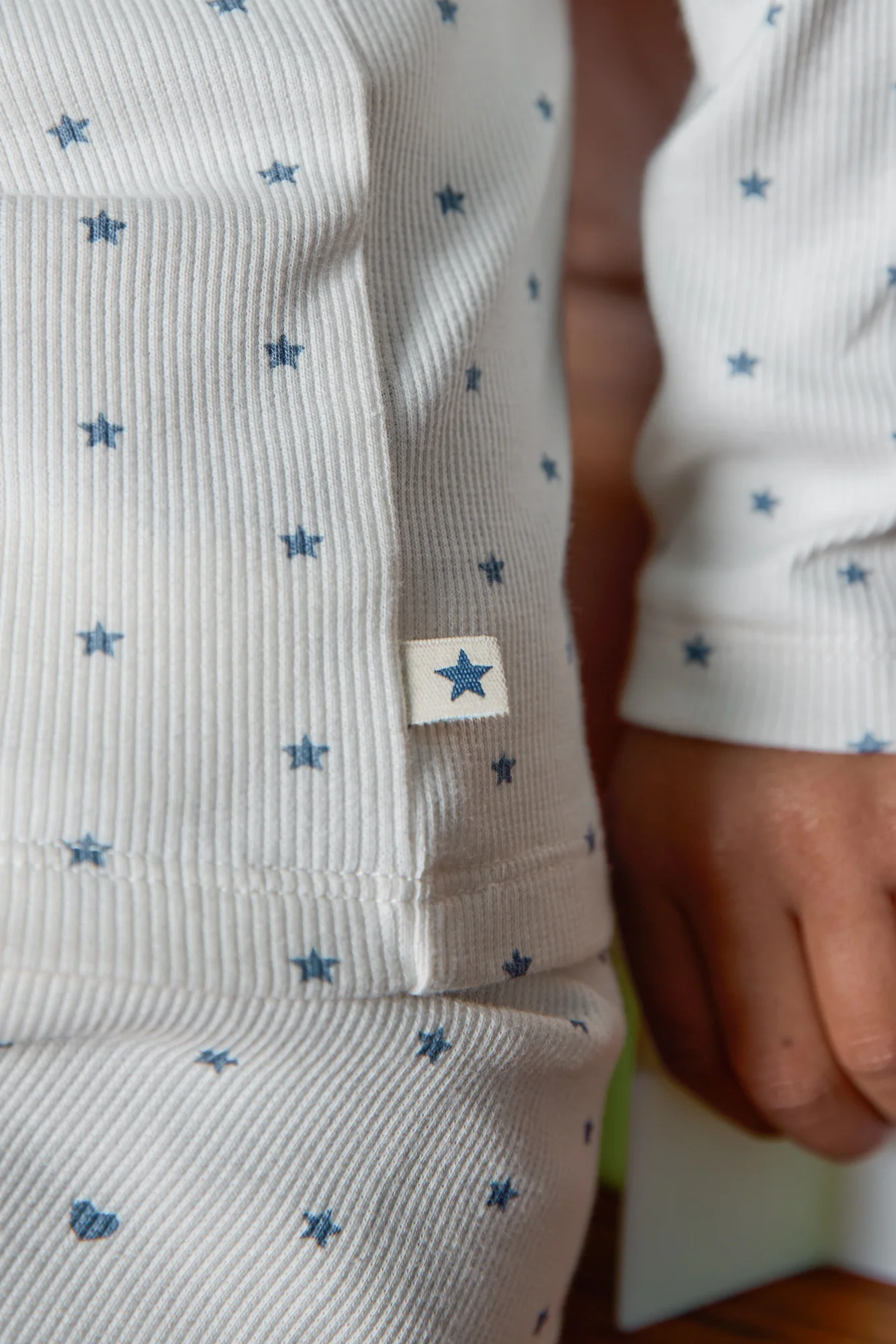 Pyjama - Polochon Star Print Blue Coton - Image 3