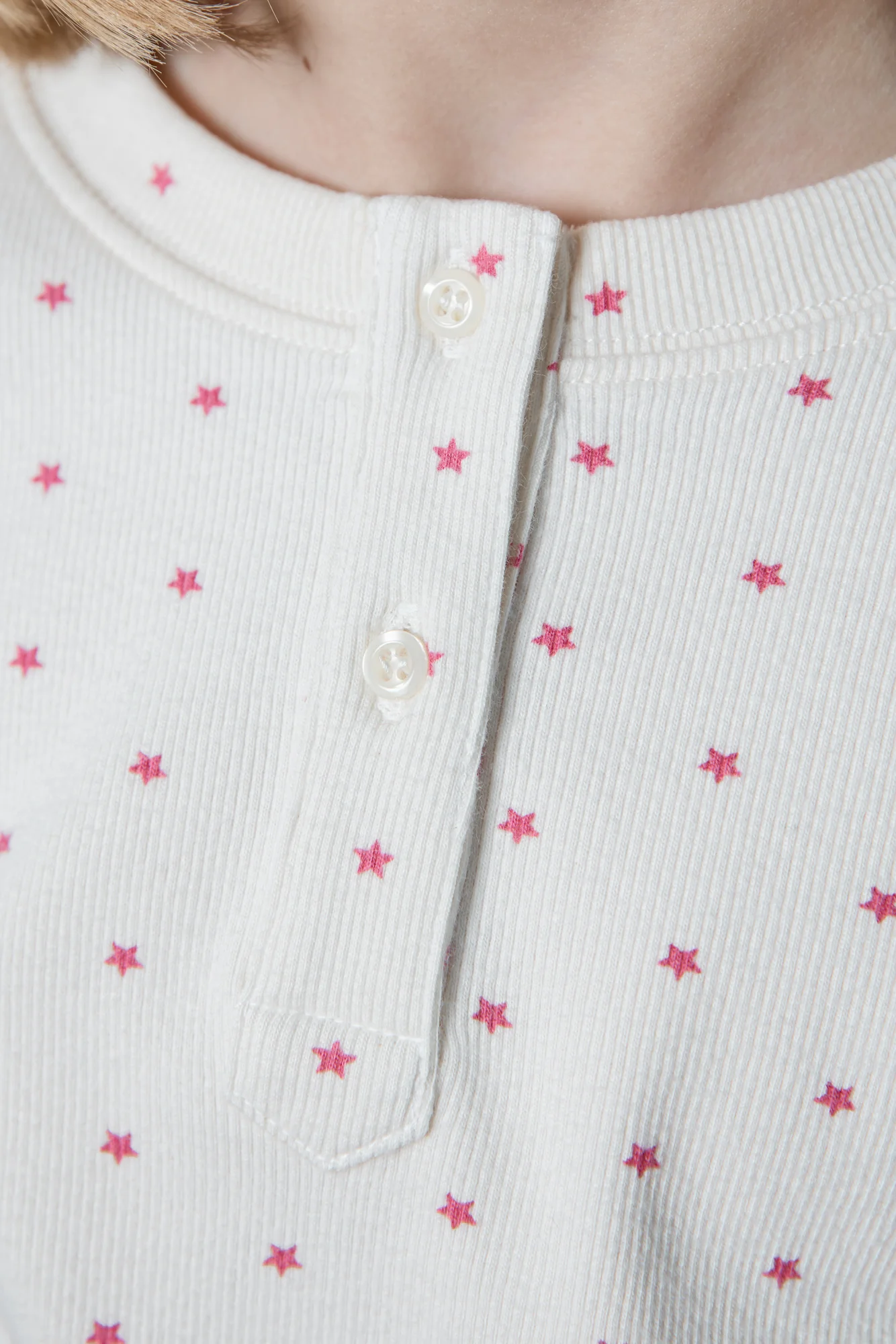 Pyjama - Polochon Star Print Rose Coton - Image 2