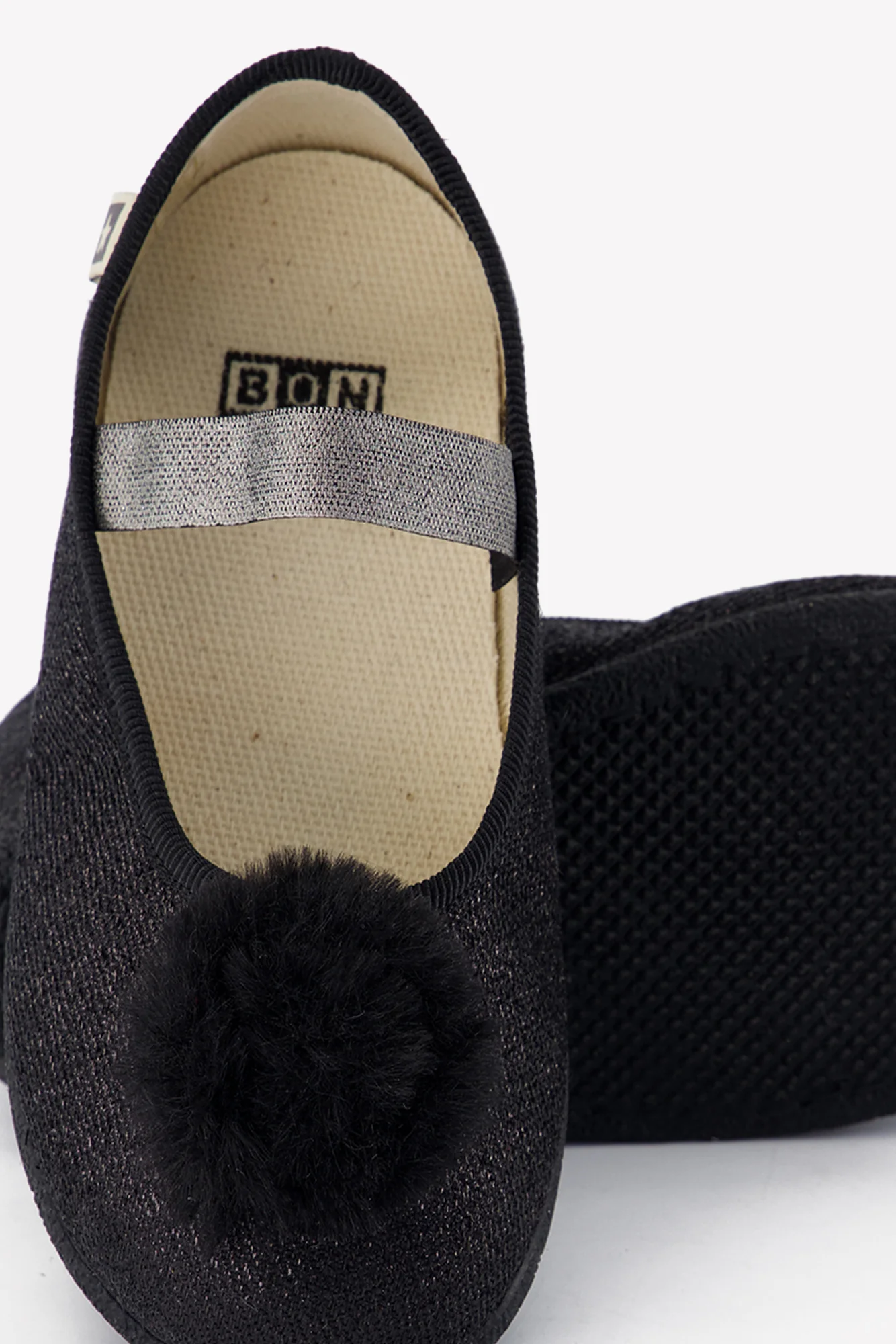 Chaussons - Pomponette Noir - Image 2