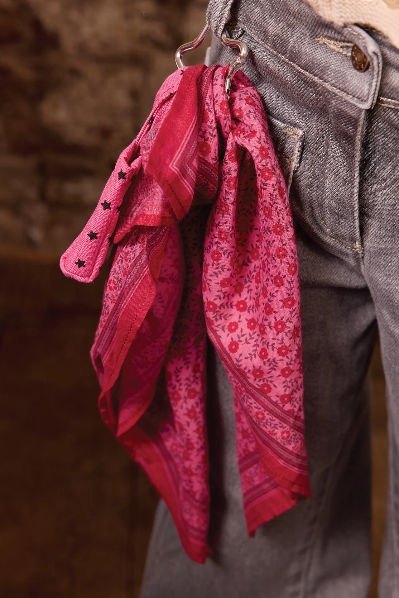 Foulard - Foulfleur Rose Princesse Coton