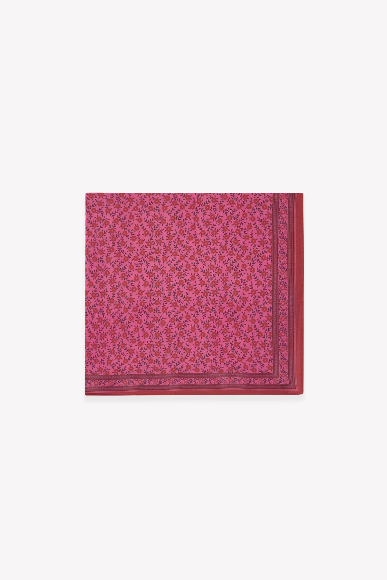 Foulard - Foulfleur Rose Princesse Coton - Image 2