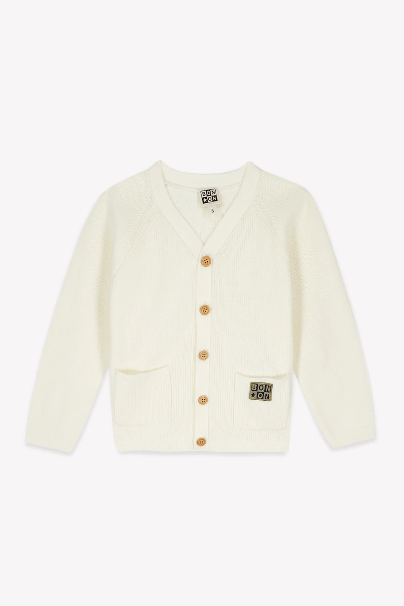 Cardigan - Lorenzo écru bonton
