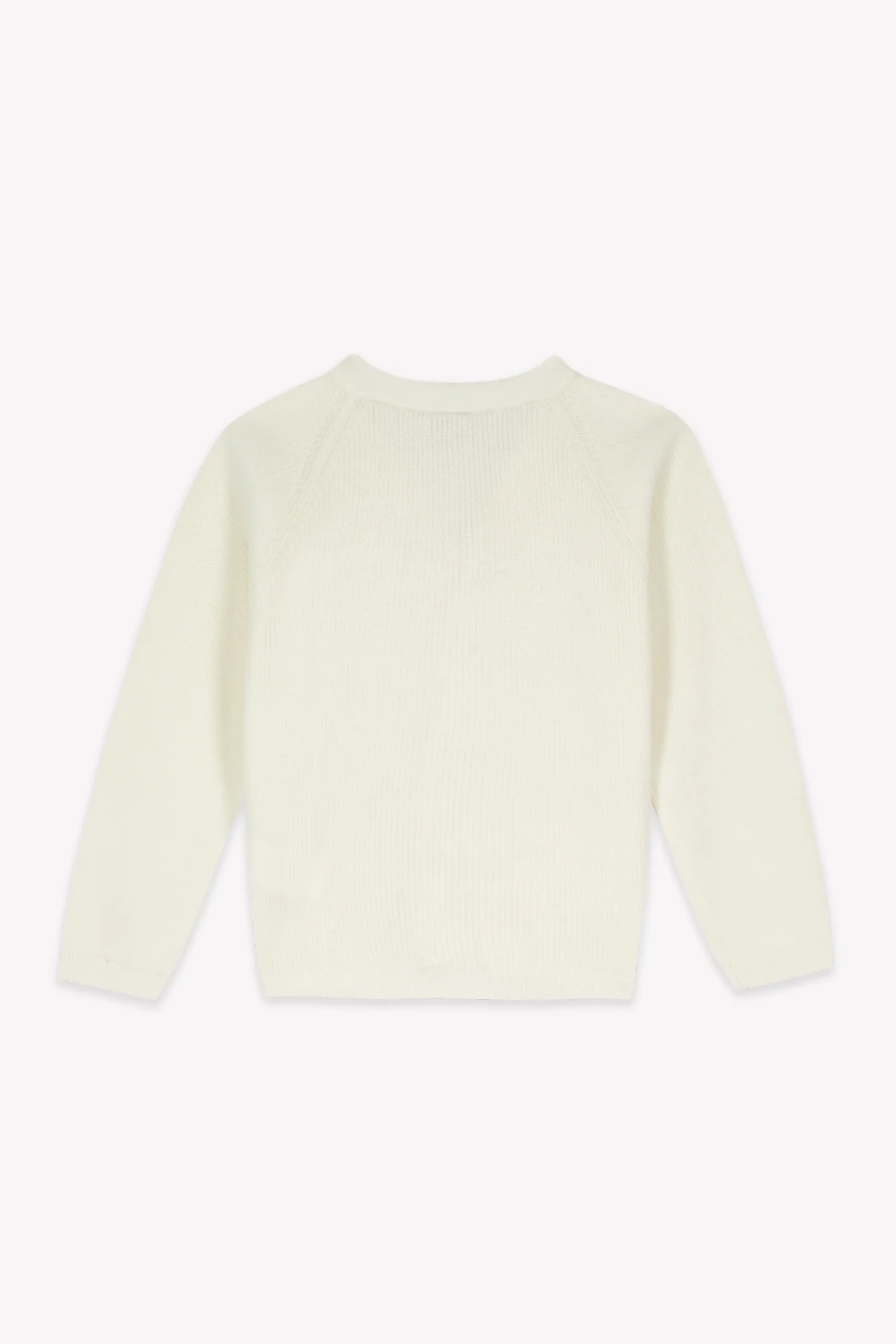 Cardigan - Lorenzo écru bonton - Image 3