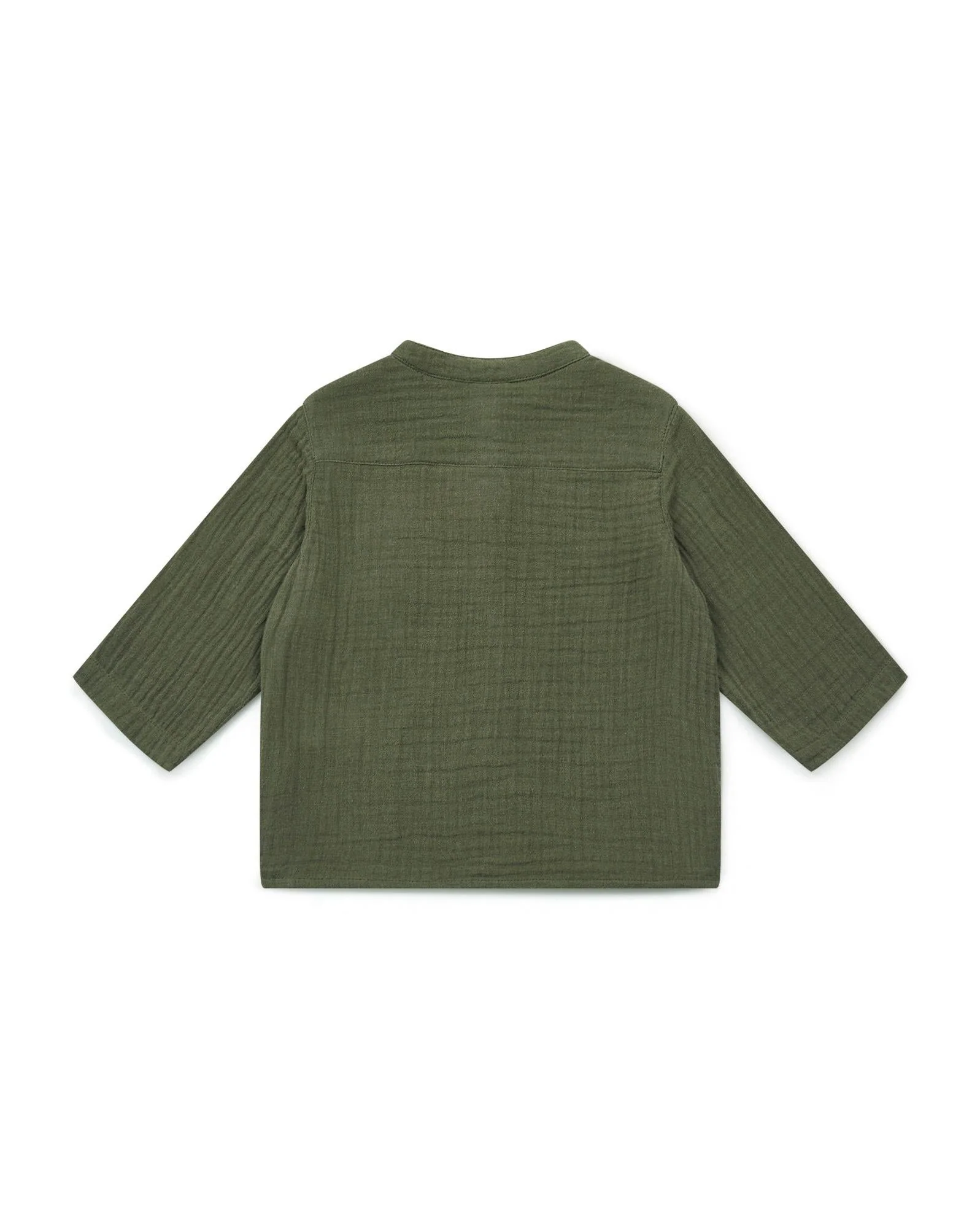 Chemise - Inter verte Bébé en gaze 100% coton biologique certifié GOTS - Image 2
