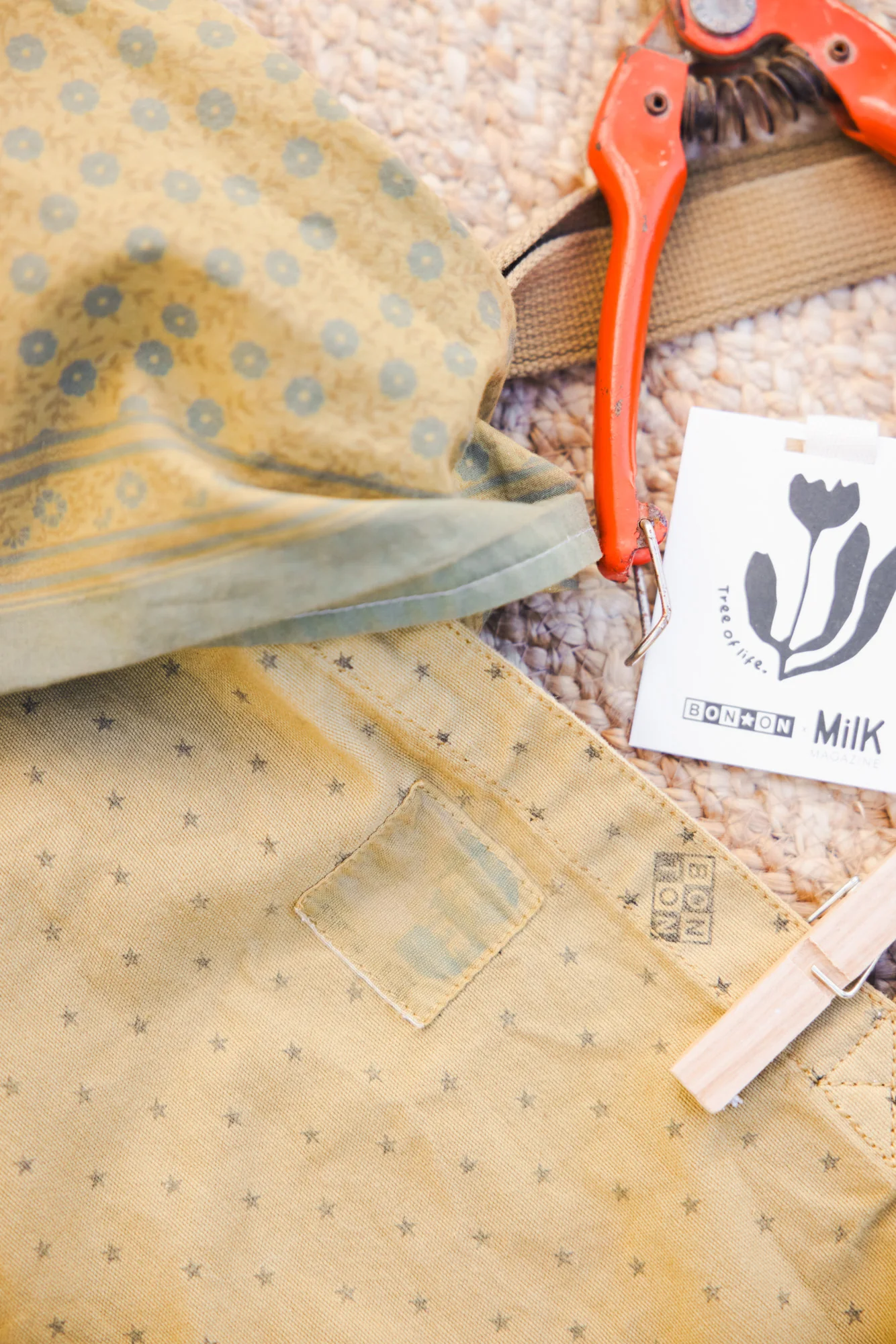 Foulard - Petit modèle Chataigner Bonton x MilK - Image 3