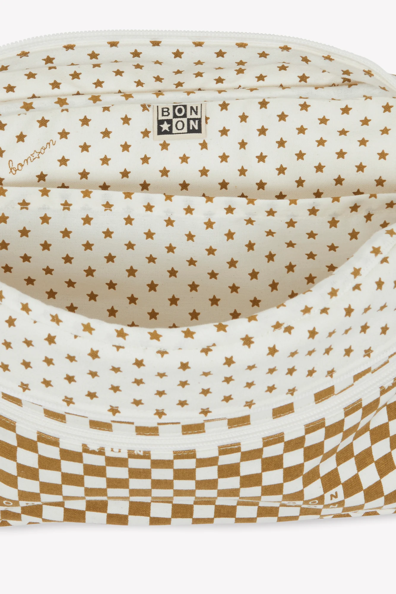 Trousse - Damier noisette - Image 2