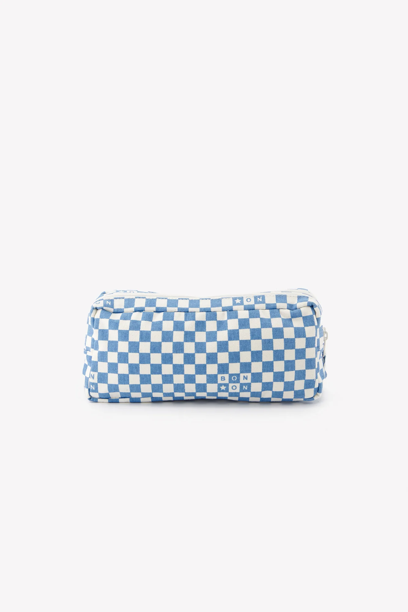 Trousse - Damier bleu - Image 3