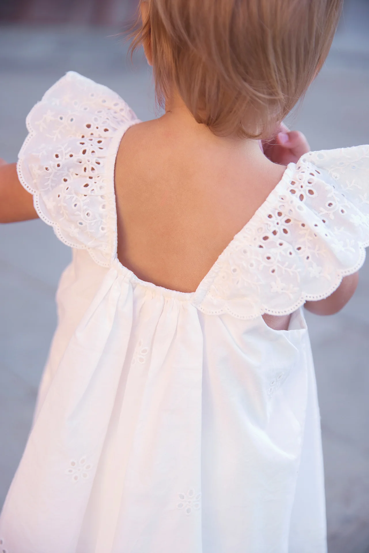 Robe - Laure écru bonton - Image 4