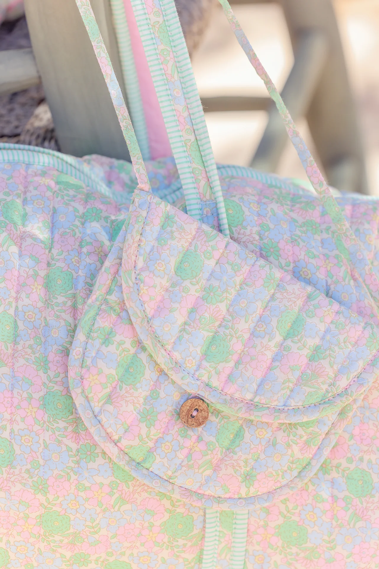 Sac à bandoulière - Léonie vintage flower - Image 2