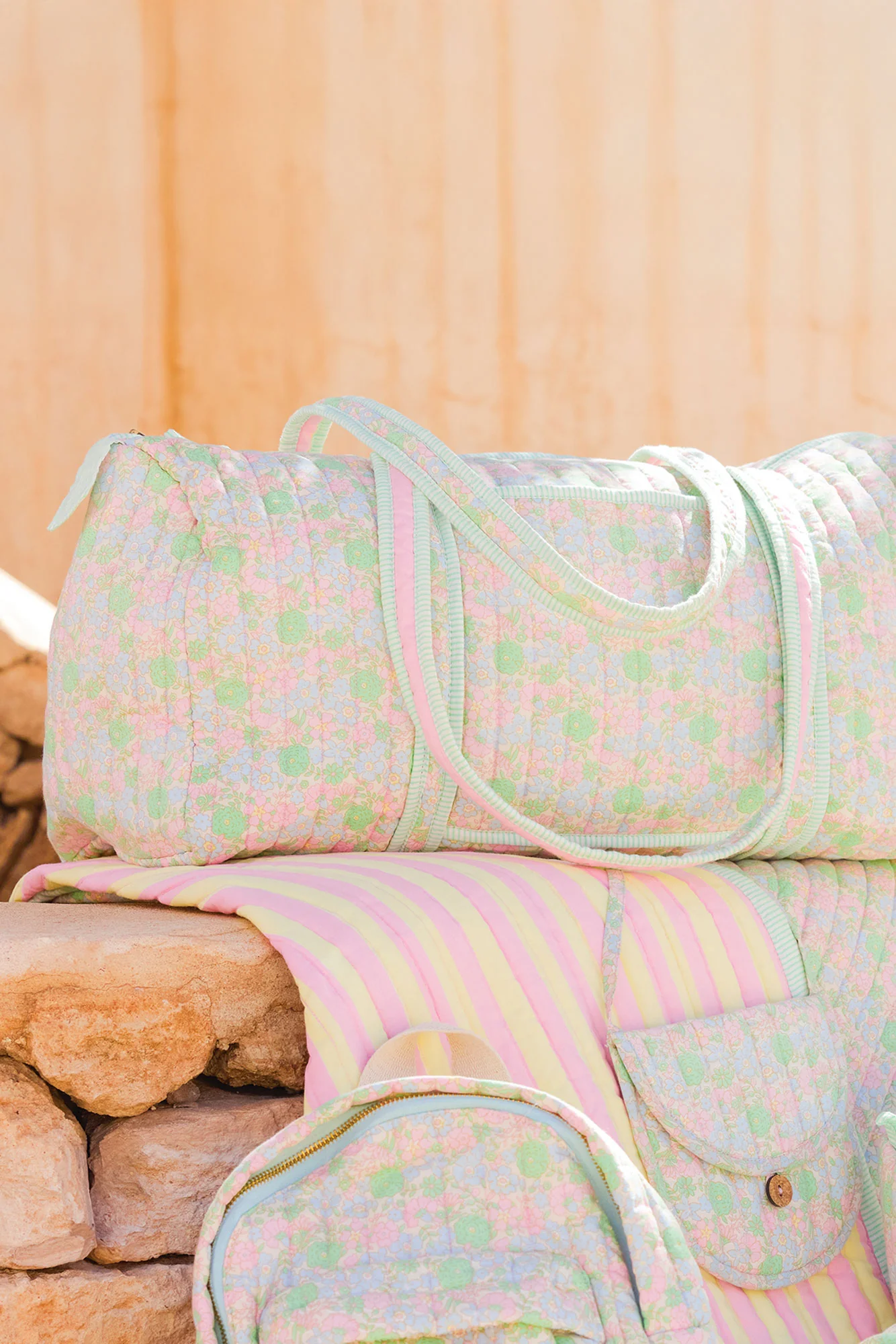 Sac de weekend - Vintage flower - Image 2