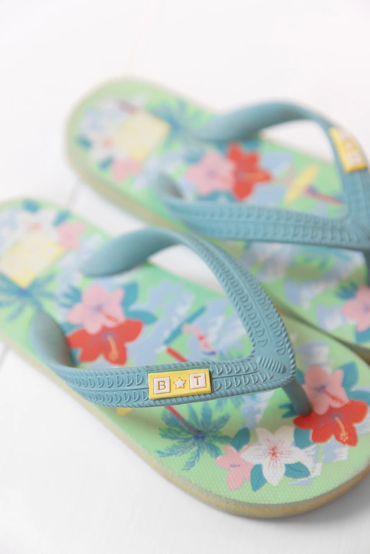 Sandales - Flipflop Paf vert blanchi - Image 3