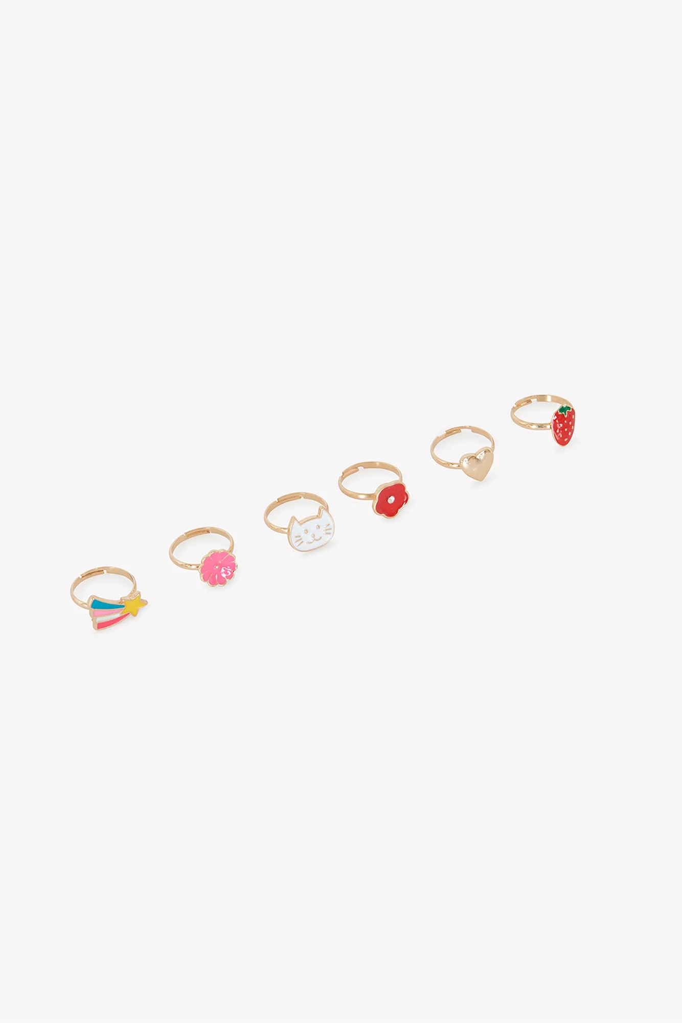 Set de bagues - Fleurs - Image 2