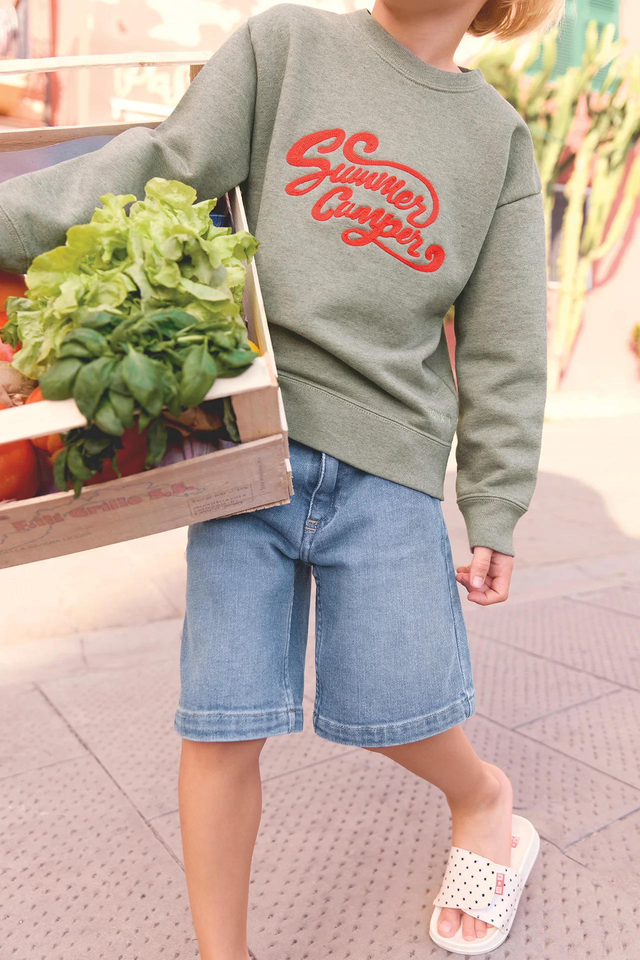 Short - Bermuda loop denim