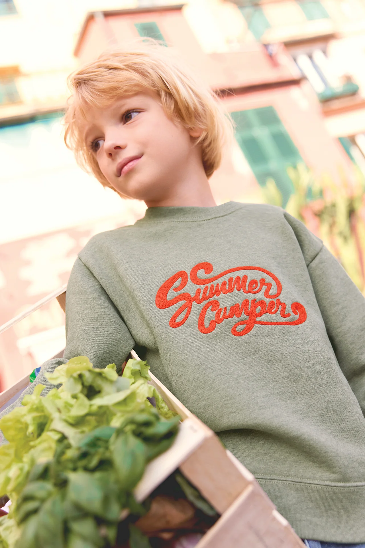 Sweat - Smile kaki kayak illustration "Summer Camper"
