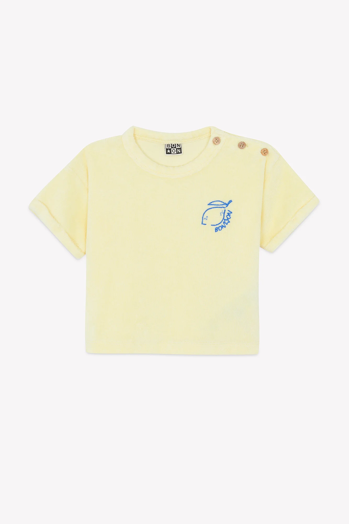 T-shirt - Livia limoncello en éponge