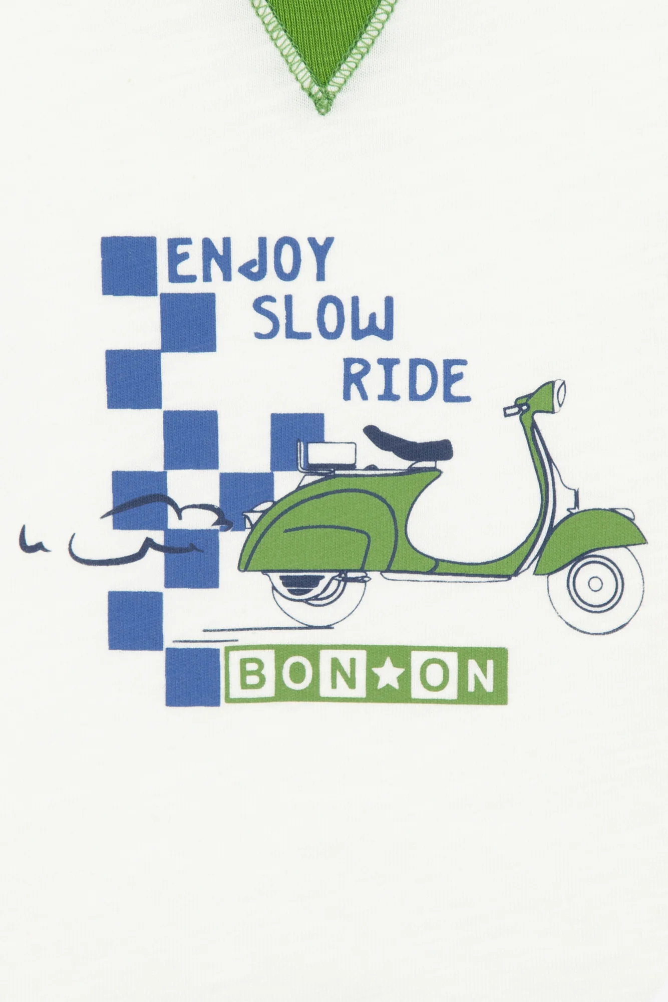 T-shirt - Lodestie  Ride écru bonton - Image 2