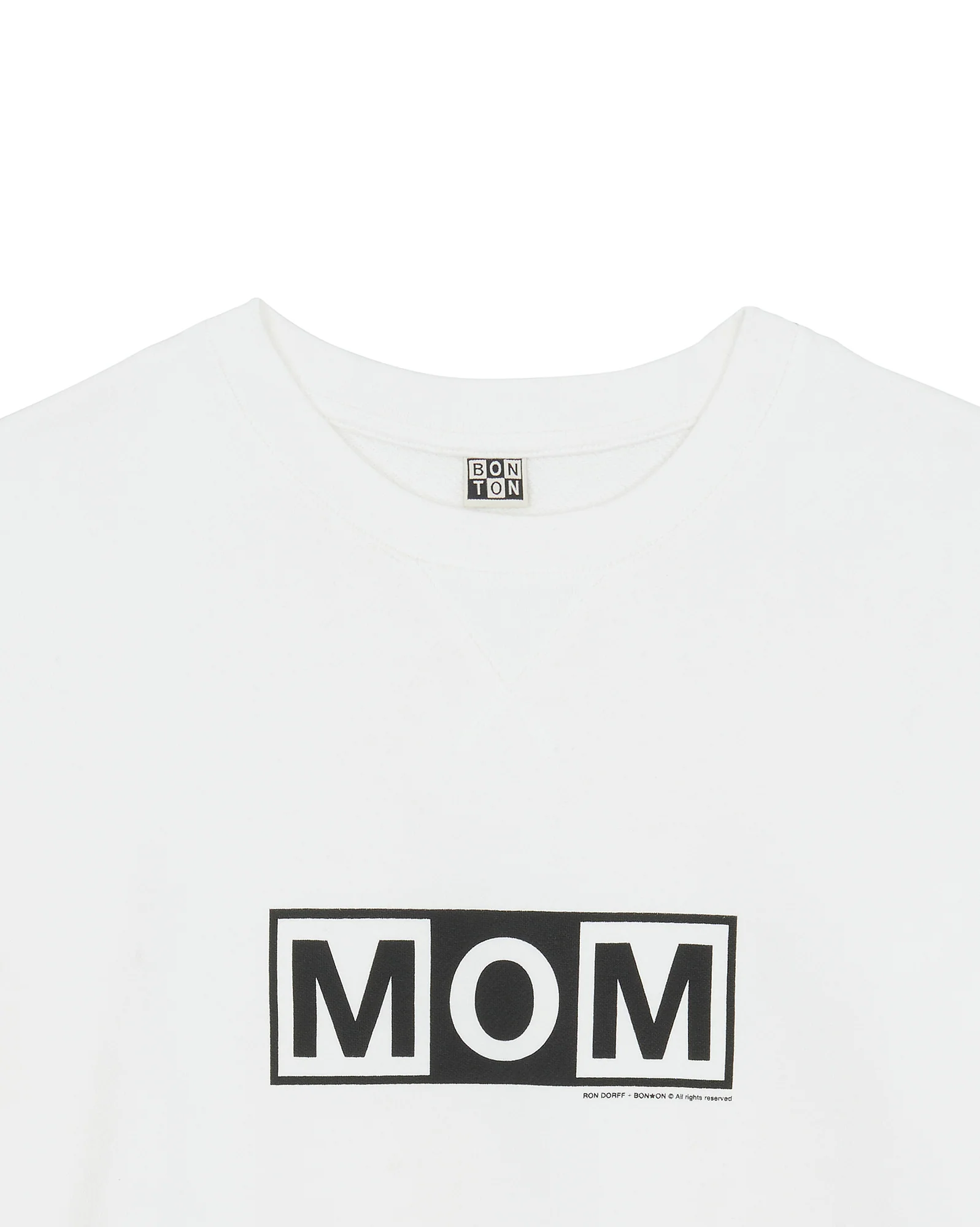 T-shirt - Mom écru Femme coton BONTON + RON DORFF - Image 3