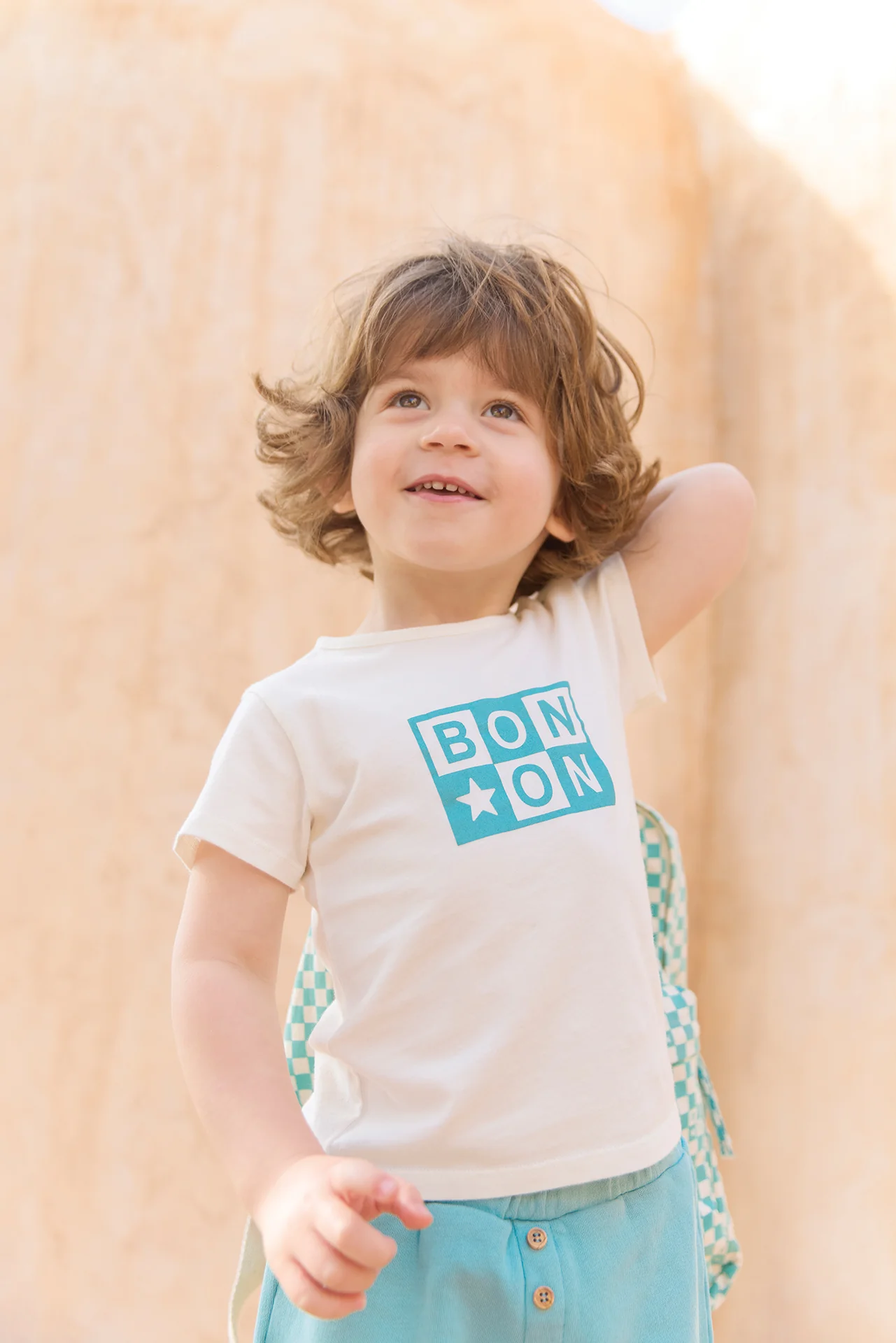 T-shirt - Tuba  blanc hamac logo Bonton