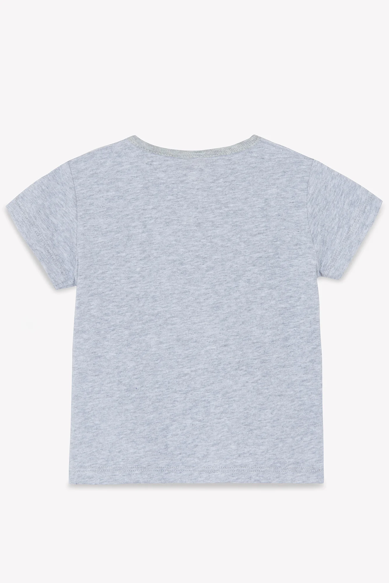 T-shirt - Tuba  gris chiné illustration "Day Off" - Image 3
