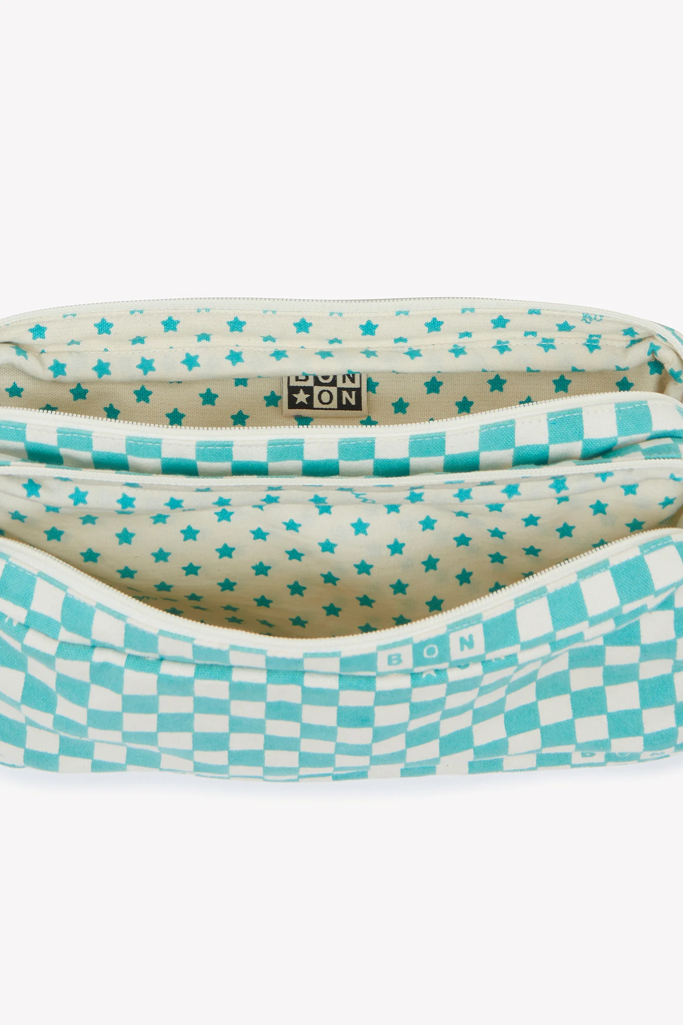 Trousse - Damier bleu vintage - Image 10