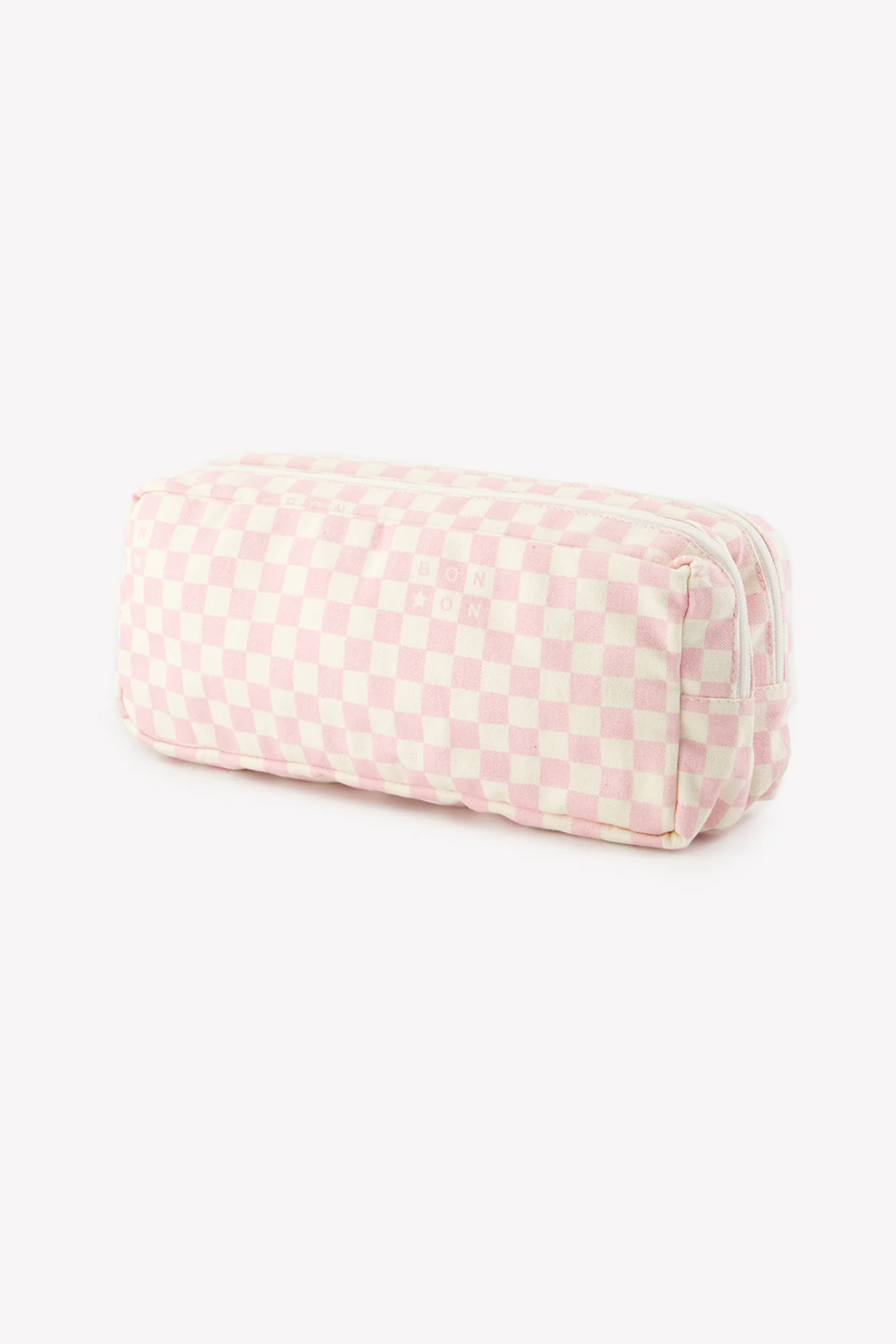 Trousse - Damier rose clair - Image 5