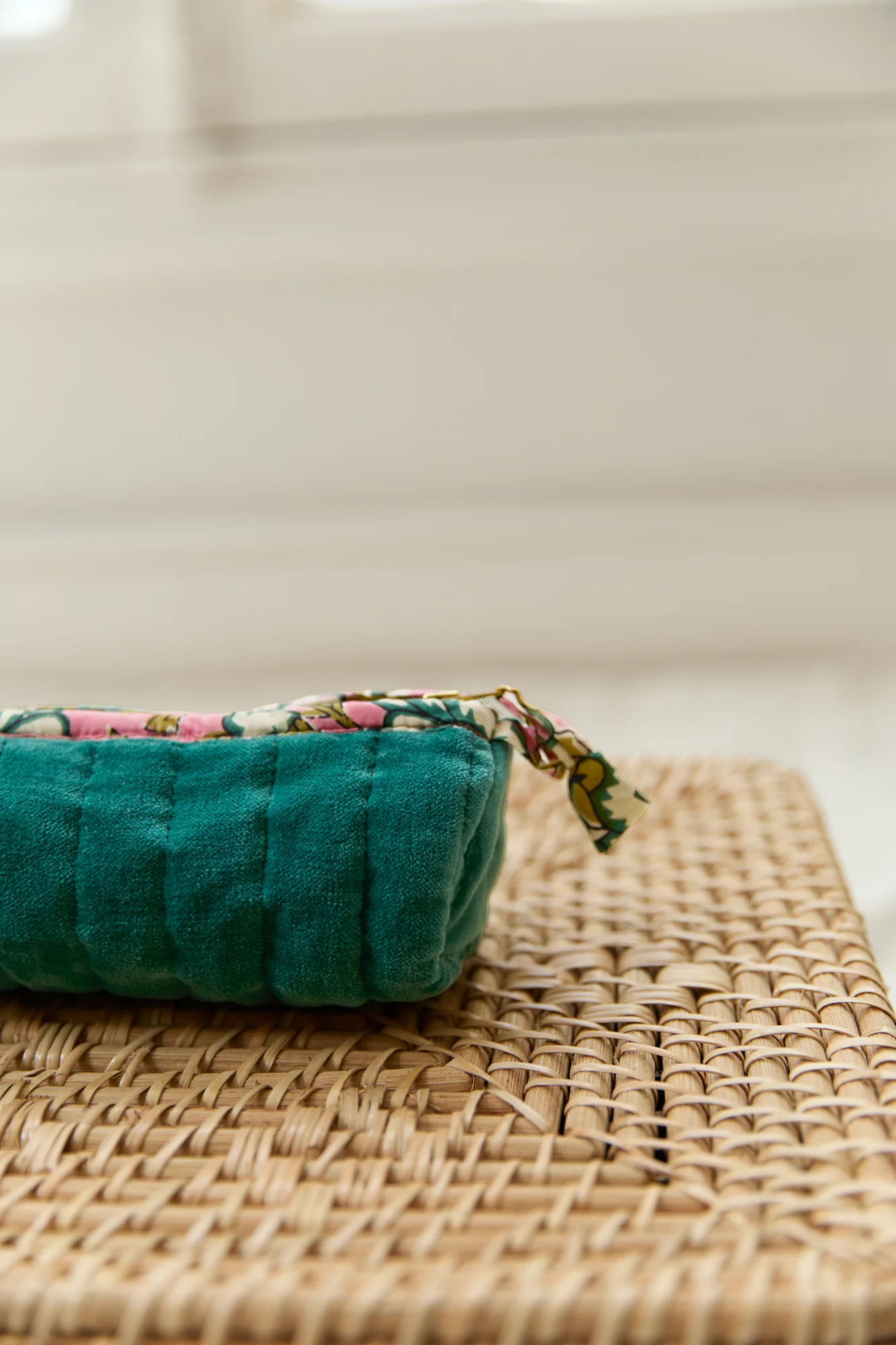 Trousse - Velours petit modèle vert - Image 4