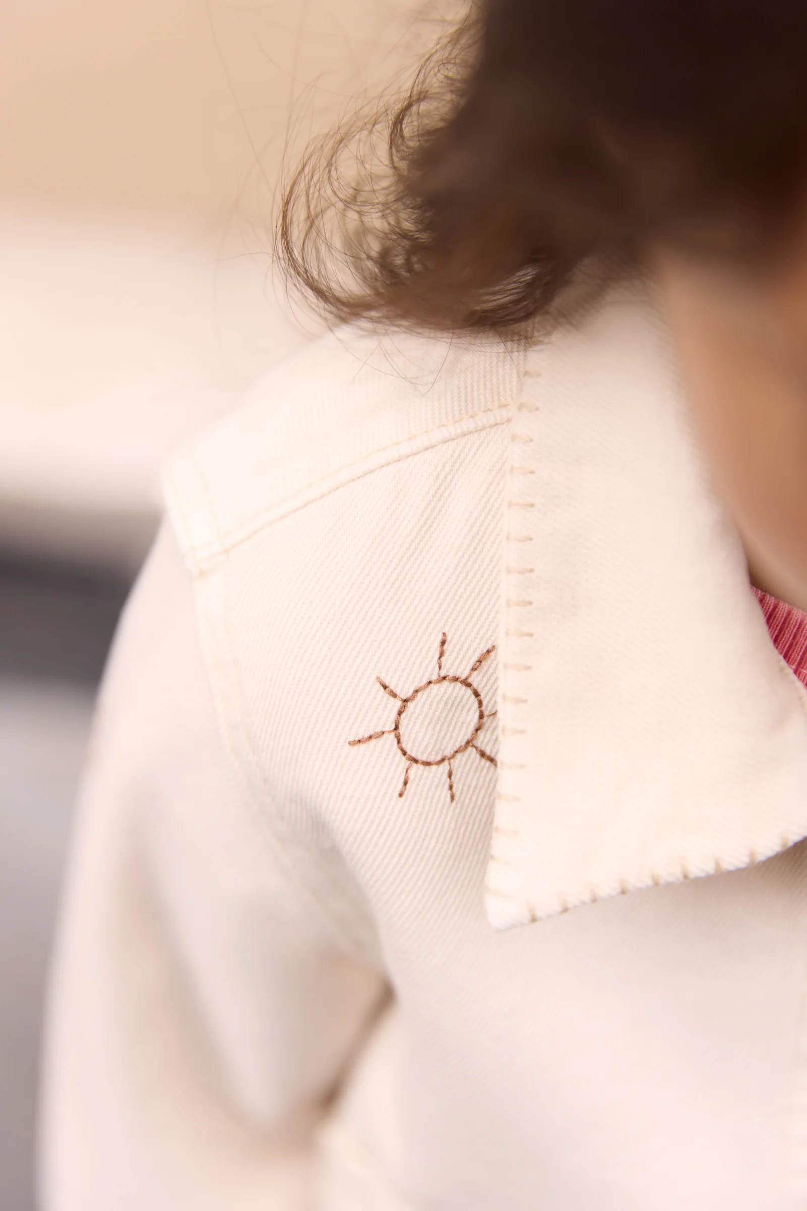 Veste - Ermana écru bonton - Image 4